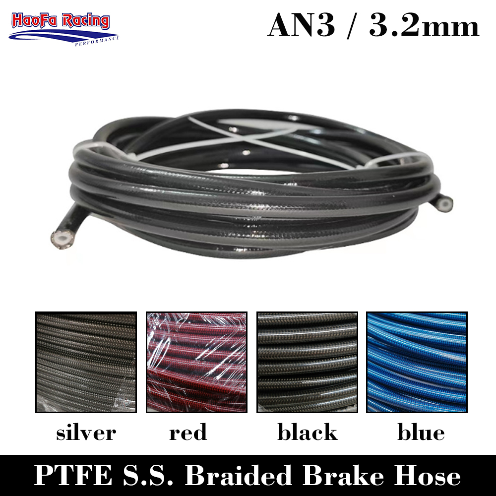 Flexible Hose Braided - Przewody hamulcowe motocyklowe AN3 z PTFE,