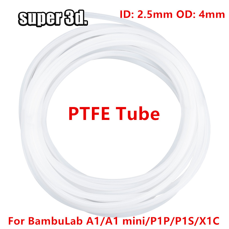 Ptfe Tape Thread - 1/2/50M Rurka PTFE Bambu Lab ID