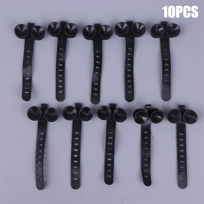 Plastic Pipe Clip - 10 sztuk/zestaw Przyssawki do akwarium, rurki