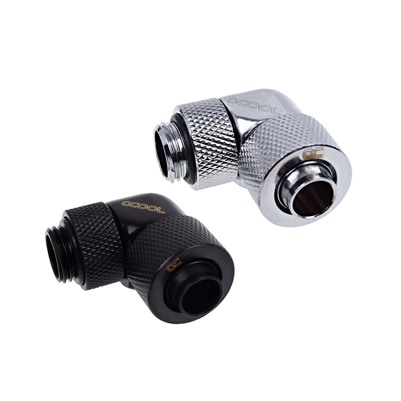Compression Fitting Brass - Alphacool 13x0mm złączka zaciskowa 90 °