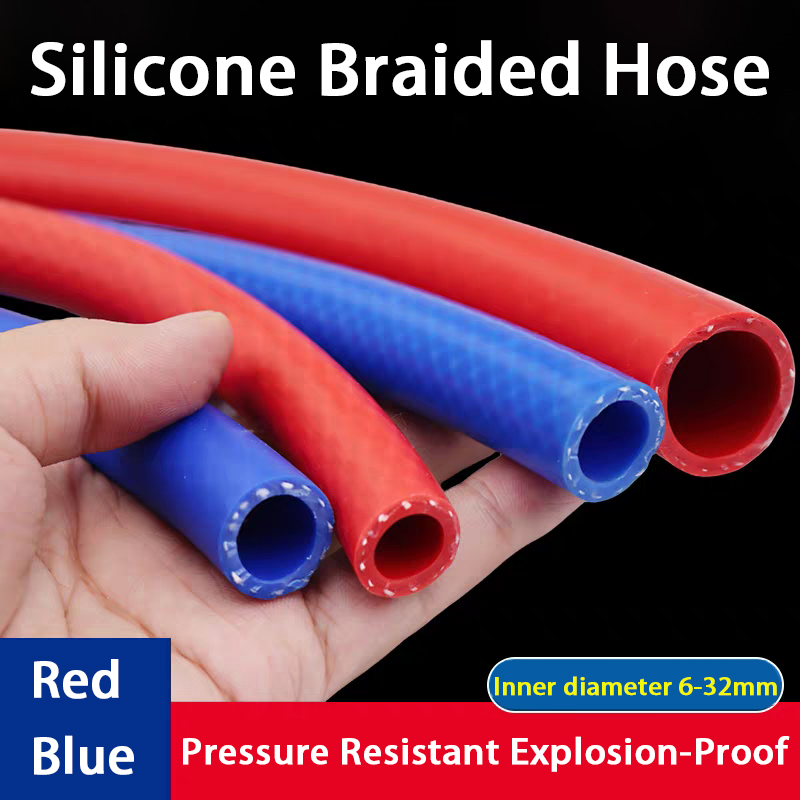 Flexible Hose Braided - 1 metr pogrubionego silikonowego węża, odpornego