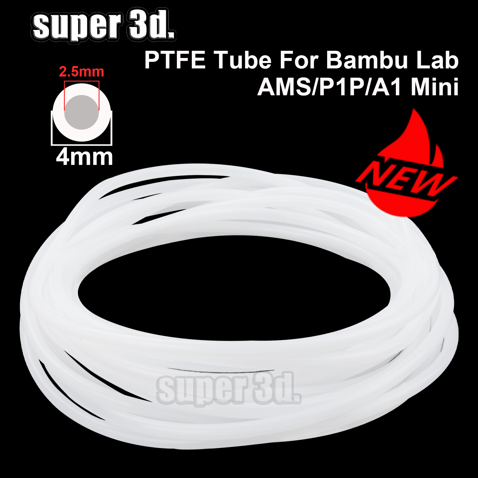 Ptfe Tape Thread - Rurka PTFE do drukarki 3D 2.5mm
