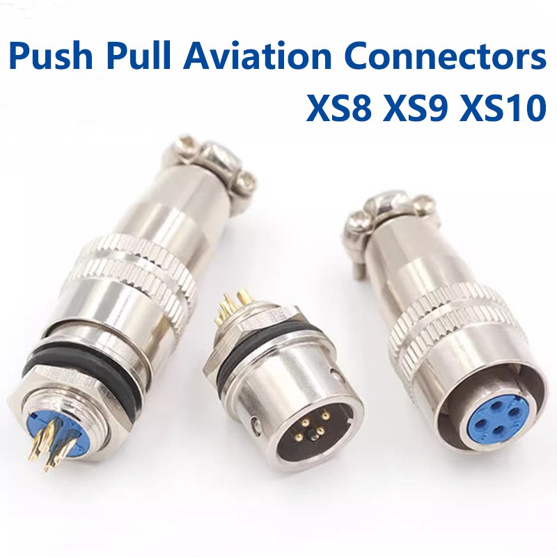 Push Fit Connector - 5/20 SZT. Złącze lotnicze XS8 XS9