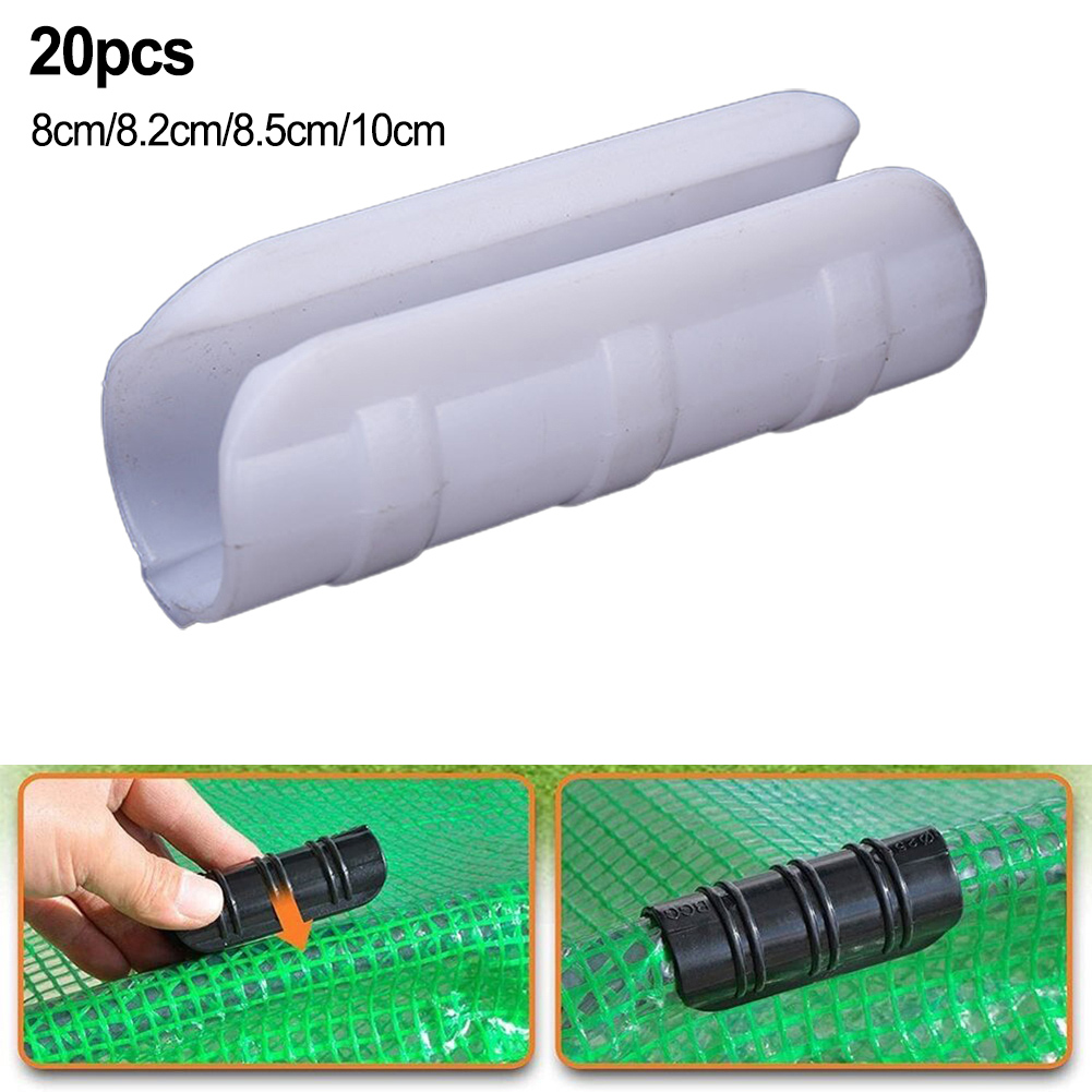 Plastic Pipe Clip - 20 szt. Rama szklarniowa klips z