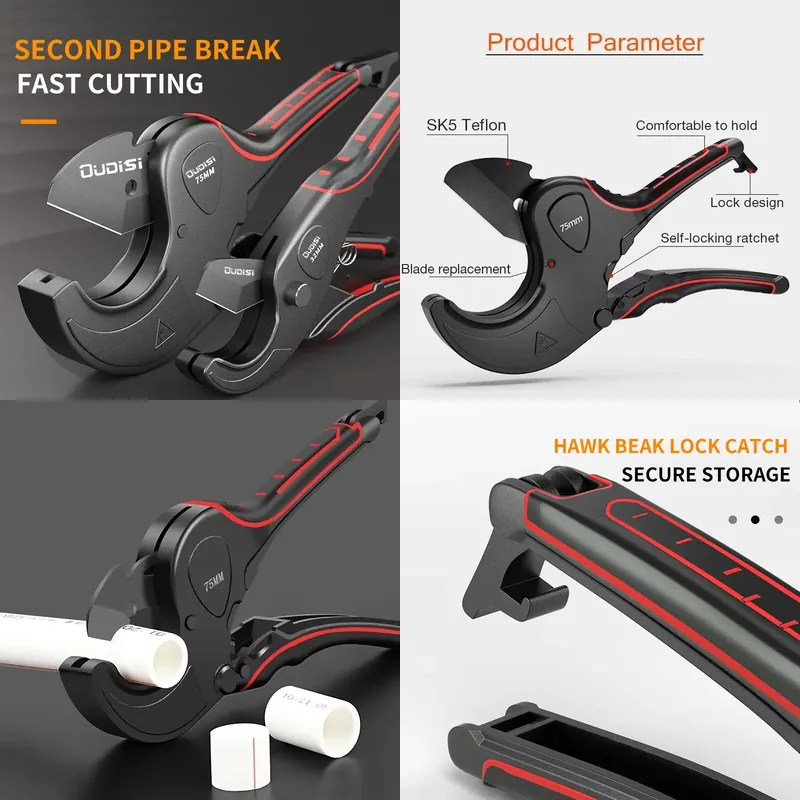 Obcinak do rur 42mm-75mm, alum – Pipe Cutter Ratchet recenzja i cena