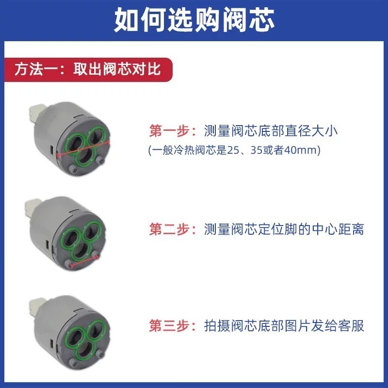 Ceramiczny wkład zaworu wodneg – Shower Valve Cartridge recenzja i cena
