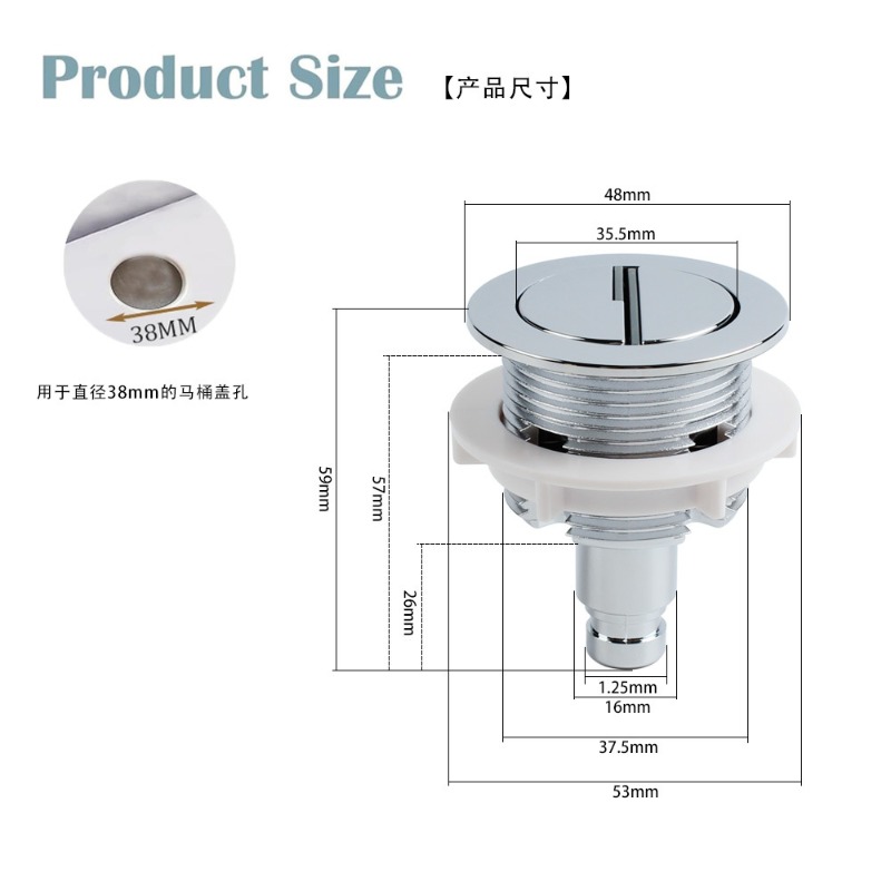 Zestaw zaworu dwufunkcyjnego s – Toilet Fill Valve recenzja i cena